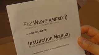 Winegard Flatwave Amped Indoor HDTV Antenna Review  Part 1 Unboxing [upl. by Featherstone]