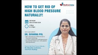 quotSay Goodbye to Hypertension Medications Naturally 🌿💪quot Dr Suvarna Pol [upl. by Nelyaw]