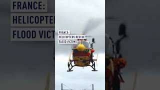 Rescue operations in Ardèche French Civil Security helicopters in action [upl. by Enhpad]