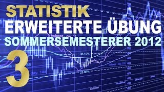 StatistikÜbung erweiterter Kurs  3 Video [upl. by Roselyn]