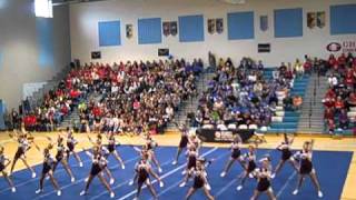 Poquoson High School at Regionals Cheerleading [upl. by Deedee]