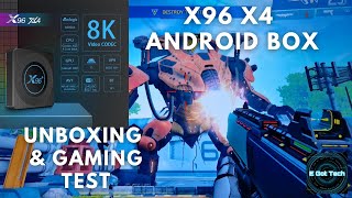 Banggood X96 X4 Amlogic S905X4 Android TV Box 8K Video Support [upl. by Atiugal]