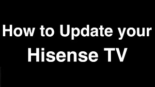 How to Update Software on Hisense Smart TV  Fix it Now [upl. by Nerha29]