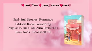 HADLEE  SM OMG  Bookshelf PH’s SariSari Stories Romance Edition Book Launching [upl. by Ueik]