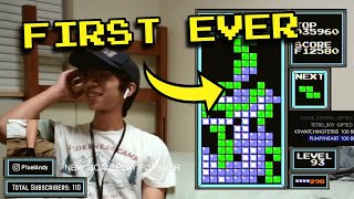 BacktoBack 3000000 in NES Tetris World Record [upl. by Ahsienel]