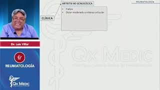 Monoartritis Artritis séptica INDICE DESCRIPCIONRUTA DISEMNCLINICA TTO  REUMATOLOGÍA QXMEDIC [upl. by Ahsiri]