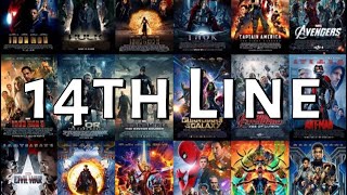 Ranking Every MCU Movie Based On The 14th Line [upl. by Bonnibelle]