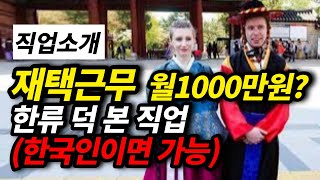 프리랜서 가능한 추천직업 한국어 할 줄만 알아도 재택근무로 월 1000만원 버는 한국어강사 취업정보 [upl. by Hardigg]