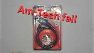 AmTech alarmed bike lock picked open in seconds locksport lockpicking [upl. by Lyford]