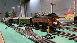 0 gauge tinplate railway  Valkenburg Christmas 2022 [upl. by Nollid3]