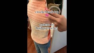 crochet tank top pattern by hayhaycrochet [upl. by Nevad]