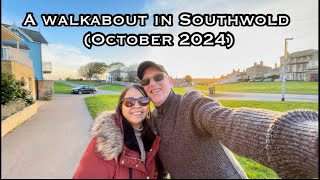 A walk around Southwold in England October 2024 [upl. by Yanarp]