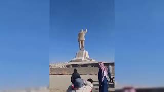 Massive Statue Of Hafez Assad In Syria Demolished  documentary [upl. by Schell]