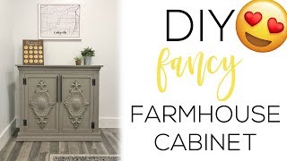 DIY Fancy Farmhouse Cabinet [upl. by Annelise]