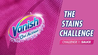 Sauce Stains Challenge  Watch Bleach vs Vanish [upl. by Urita]