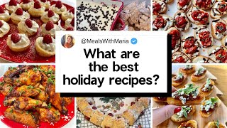 My Top 10 Christmas appetizers Holiday desserts Party Sides and More [upl. by Ileana623]