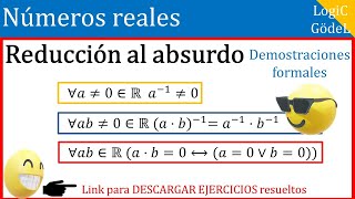 Ejercicios resueltos de análisis matemático por reducción al absurdo [upl. by Melar]