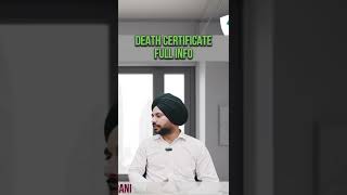 Death Certificate CopyNocReissue OnlineEnglish deathcertificates deathcertificate deathccopy6 [upl. by Raychel]