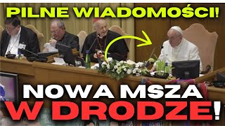 PAPIEŻ FRANCISZEK zszokował WIERNYCH dokumentem przewidującym NOWĄ MSZĘ [upl. by Haslam545]