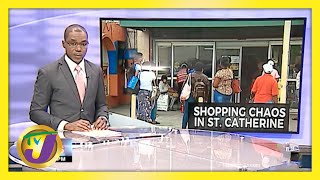 Chaos amp Frustration Before Weekend Lockdown in Jamaica  TVJ News [upl. by Constancy]