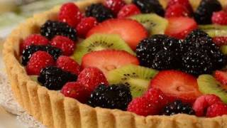 Fruit Tart Recipe Demonstration  Joyofbakingcom [upl. by Darrell]