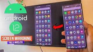 How to Miracast Android 12 to Samsung TV Free amp Wireless 2022 [upl. by Flavio]