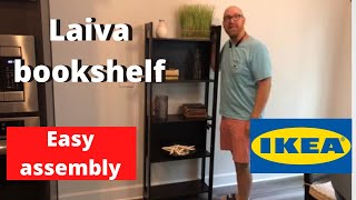 How to Assemble IKEA Bookshelf  Laiva Assembly [upl. by Acceb]