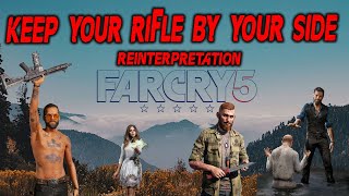 Keep Your Rifle by Your Side Reinterpretation Dan Romer Far Cry 5  1 Hour Loop With Slideshow [upl. by Elrem]