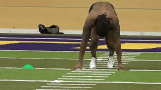 2018 UNI Football Pro Day  Daurice Fountain [upl. by Alexandra]