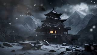 Intense Blizzard strikes a Lonely Temple┇Frosty Wind Sound for Sleeping amp Howling Wind  White Noise [upl. by Lobell]