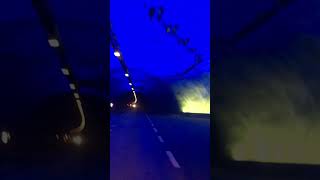 See the light shows in the 26km Laerdal Tunnel Norway from a 7 metre 4 tonne Motorhome [upl. by Ignacio585]