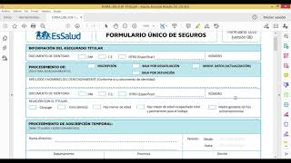 COMO TRAMITAR EL DERECHOHABIENTES ANTE ESSALUD  FORMULARIO 1010 V6 [upl. by Eelessej]