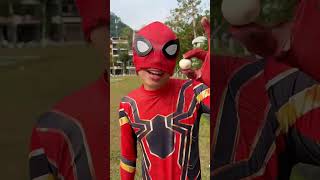 Spiderman fights for eye candy spidermanevolution spidermannowayhome marvel spidermanhomecoming [upl. by Seyah]