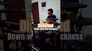 Down with the Sickness  Disturbed drums disturbed bateristasdemexico viralvideo [upl. by Ogilvie]