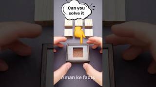 solve square box puzzle 🧩🤔 shorts viralvideo [upl. by Batista747]