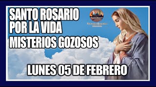 SANTO ROSARIO DE HOY POR LA VIDA MISTERIOS GOZOSOS  PROVIDA  LUNES 05 DE FEBRERO DE 2024 [upl. by Llennod122]