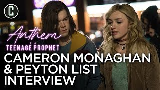 Peyton List amp Cameron Monaghan  Anthem of a Teenage Prophet Interview [upl. by Hanna]