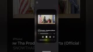 Canción despierta de SnowThaProduct rap snow snowthaproductreaction [upl. by Ynaiffit]