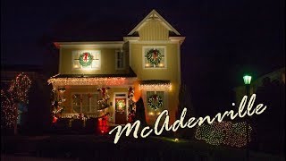 Christmas Town USA McAdenville NC Christmas Lights [upl. by Eitsym532]