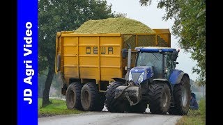 Maishakselen 2019  New Holland FR600  T7270  DEWA  HDS Dunnink Staphorst  Harvesting maize [upl. by Moira]