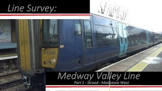 Medway Valley Line Part 1 Strood to Maidstone West Line Survey [upl. by Cassella]