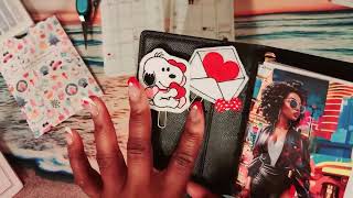 Decorate my LV pocket planner with me [upl. by Idnyl]