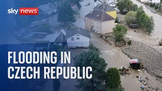 Flooding in Czech Republic [upl. by Tri699]