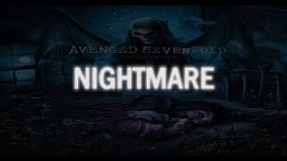 Avenged SevenfoldKaraokeInstrumentalNightmare [upl. by Fabron]