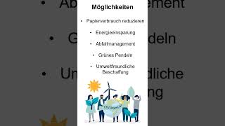 Umweltschutz am Arbeitsplatz deutsch b2 lernen deutschlernen german b2sprechen goetheexam [upl. by Neile]