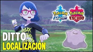 Donde encontrar a DITTO Localización  Pokemon Espada y Escudo [upl. by Elbertine]