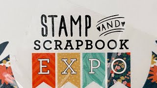 Stamp and scrapbook expo Orlando 2024 show floor [upl. by Oleusnoc]