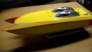 Blackjack RC boat custom paint part 3 quotfinishedquot [upl. by Assirak672]