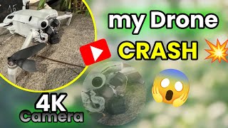 my Drone Crash 😭  dronecrash bhaiminivlogs 4kcamera drone youtube viral dronevideo vlog [upl. by Teodora310]