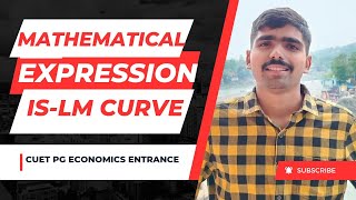 Mathematical expression of ISLM Curve du islm cuet2024 cuet delhiuniversity economy [upl. by Blas]